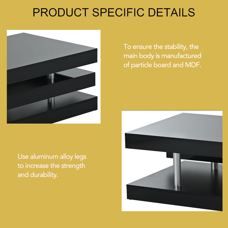 Ivy Bronx 2Tier Coffee Table Wayfair